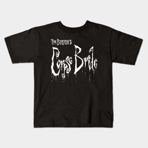 Corpse Bride From Tim Burton Kids T-Shirt by Leblancd Nashb